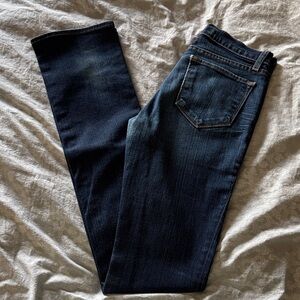 J Brand Dark Indigo Cigarette Jeans